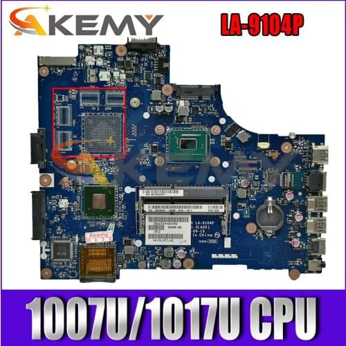 VAW00 VAW01 LA-9101P LA-9104P For DELL 2521 3521 5521 Laptop Motherboard With 1007U/1017U CPU 100% Fully Tested CN-06H8WV 0GY07W