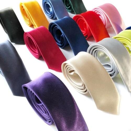 New 2019 Solid Mens Neck Ties Wide Tie Slim Ties Skinny Tie