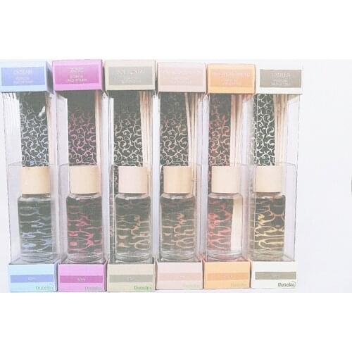 1pcs 50ml Multiple Smell Incenso Smoke-free Aroma Oil Rattan Reed Sticks Diffuser Indoor Bathroom Home Fragrance Oil 12 Scents