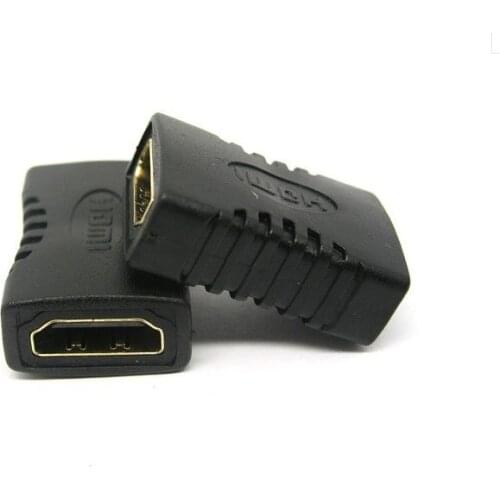 Dinto 10pcs/lot HDMI Female to HDMI Female HDTV Adaptador HDMI Adapter Cabo Extension 1080P Converter Connector for MP4 Tablet