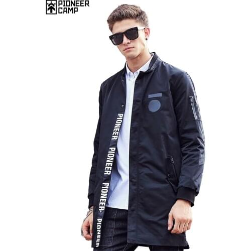 Мужские длинные тренчи Pioneer Camp China At AliExpress