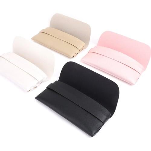 Portable Leather Sunglasses Case Reading Eyeglasses Box Ladies And Mens Portable Sunglasses Box Fashion Glasses Bag