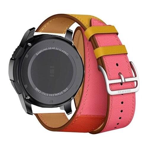 22mm wristband amazfit 1 2 3 GTR pace Huawei watch GT 2 honor magic strap galaxy watch 46mm s3 Ticwatch 1 pro leather band