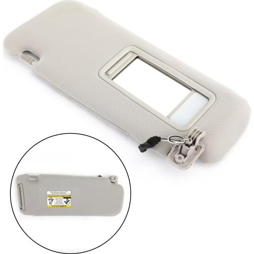 Left Driver Side Gray Sun Visor 2010-2015 CX-9 TDY1-69-320 Fits For Mazda