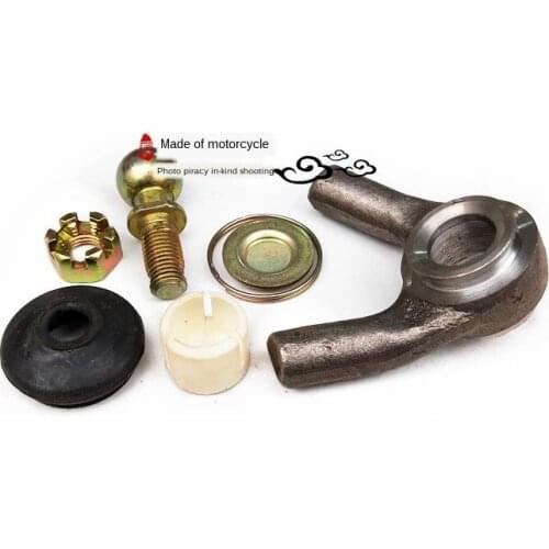 Modified Four-Wheel Steel Pipe Car ATV Karting Parts Rocker Arm Ball Head Lower Rocker Ball Head 10mm Thick