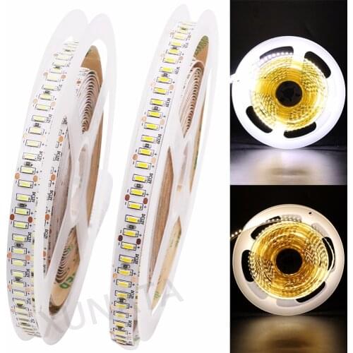 Super Bright Led Strip Light 12V 3014 SMD 204leds/m 5m 1020 Pixel Strip LED Tape Waterproof Home Decoration with DC Connector