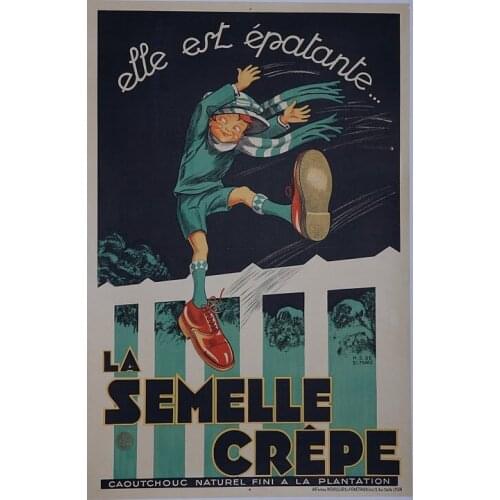 400X300 MM LA SEMELLE CREPE jumbo fridge magnet SFM-064 Home office toolbox metal surface ferrous surface for kid