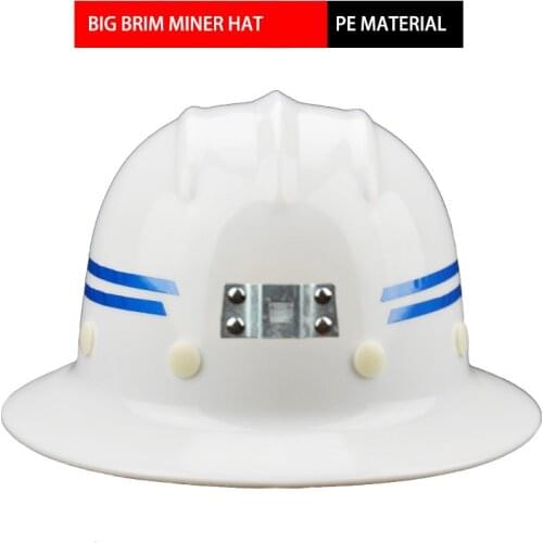 Full Brim Hard Hat Construction Mine Safety Helmet Lightweight High Strength Work Cap Protection Helmets