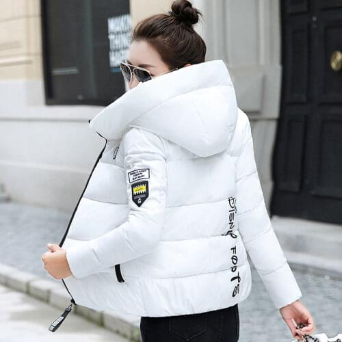 2020 New Winter Parkas Women Jacket Hooded Thick Warm Short Jacket Cotton Padded Parka Basic Coat Female Outerwear Plus Size 5xl