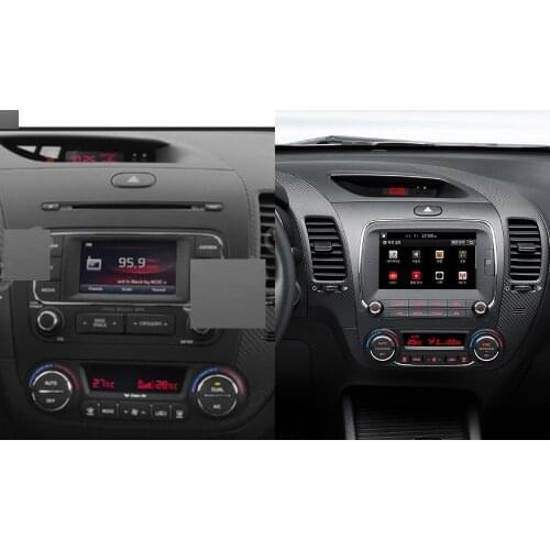 10.4 inch Tesla style Screen Android 9.0 Car GPS Navigation For KIA CERATO/K3/FORTE 2013-2021 Car Radio Player Car Multimedia