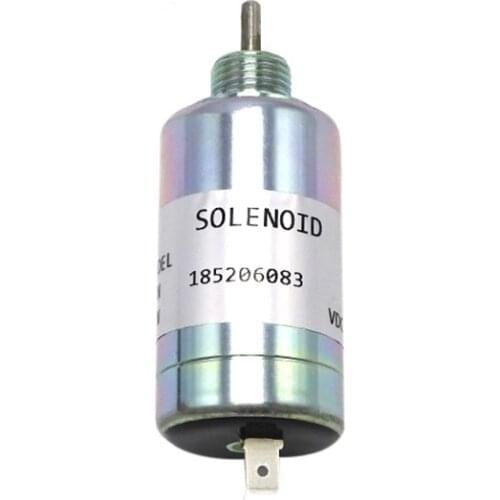 185206083,185206085 Fuel Solenoid 12v/24V Shut Off Flameout Solenoid Stop Solenoid SBA185206083 for Perkins New Holland