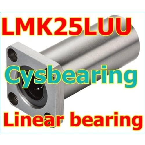25mm shaft LMK25LUU flange linear motion ball bearing
