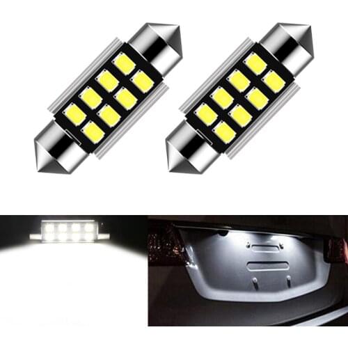 2x Dome Festoon 36mm Error free License Number Plate Light For Mercedes Benz W208 W209 W203 W169 W210 W211 W212 AMG CLK