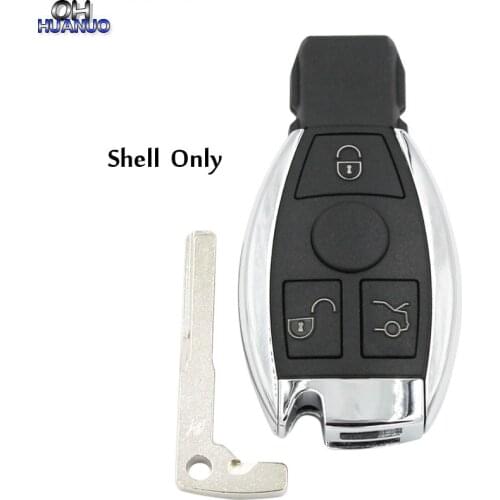 3 Button Remote Car Key Shell Fob Case For Mercedes-Benz A B C E S Class W203 W204 W205 W210 W211 W212 W221 W222