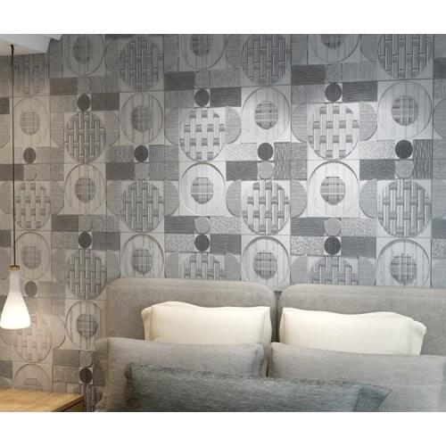 3D stereo wallpaper wallpaper living room creative television background wall bedside retro self-adhesive wallpaper decorative w