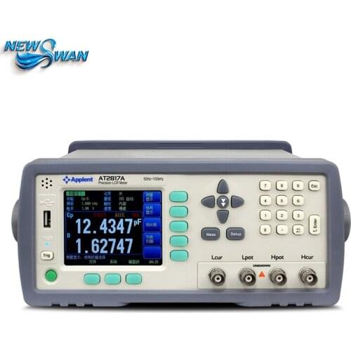 AT2817 1~99times Precision Digital LCR Meter Signal Level 0.1V, 0.3V, 1.0V 50Hz~100kHz 10 points