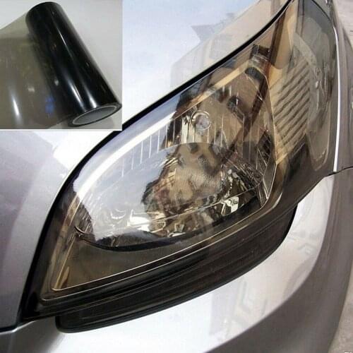 Vehicle Car Light Film Smoke Black Tint Film Vinyl Wrap Headlights Brake lights