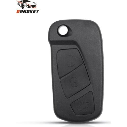 Dandkey Flip Folding Car Key Shell For Ford KA MK2 3 Buttons Remote KeyCase Key Fob Housing Case Holder Replacement
