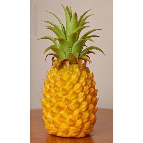 Room cabinet decor Simulation fruit pineapple pineapple fruit and vegetable model props decoration home model room cabinet