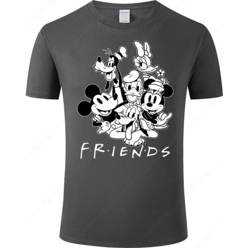 2021 Summer Cotton Print Mickey Mouse T Shirt Mens Fashion Short Sleeve T-Shirt For Men Short Sleeve Tops Cool Tee Clothes J114