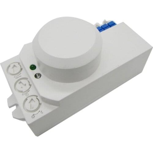 ANPWOO 220V Smart Microwave Radar Sensor Sensing Illumination Distance Adjustable Delay Adjustable Sensor Switch