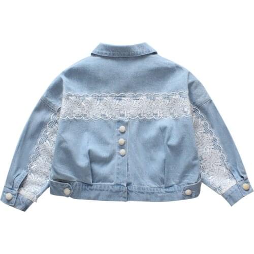 KLFLGD Denim Jackets For Girls