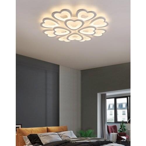 Living Room Lamp Ceiling Lamp Simple Atmosphere Modern Warm And Romantic Bedroom Led New Childrens Study Coffee Shop Love Style