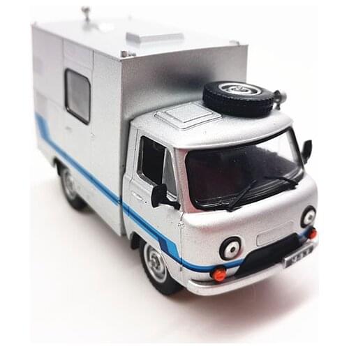 Diecast 1/43 Russian UAZ 452D Alloy Car Model Van Truck Classic Collection Display Gift Toys Collection Souvenir Ornaments Show