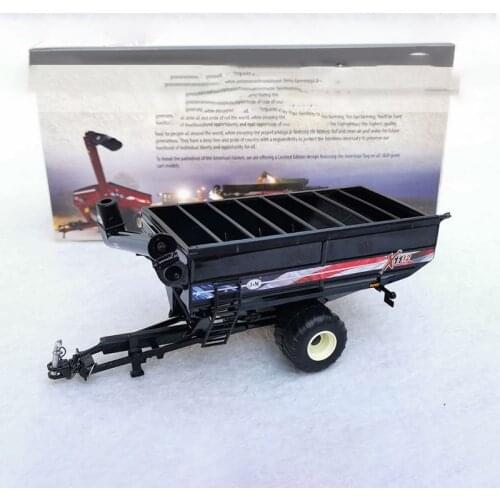 Diecast 1/64 Scale 1112 X-TENDED Tractor Grain Trailer Truck Farm Locomotive Model Collection Souvenir Scene Decoration Gift