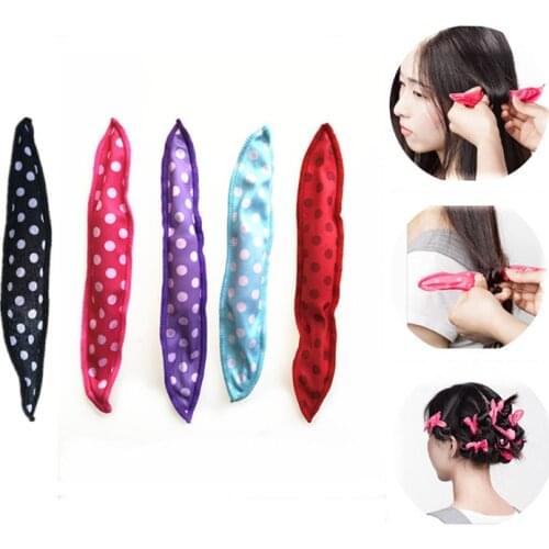 Best Flexible Foam and Sponge Sleep Pillow Magic Rollers Soft Flexible Wave No Heat DIY Salon Hair Care Styling Tools
