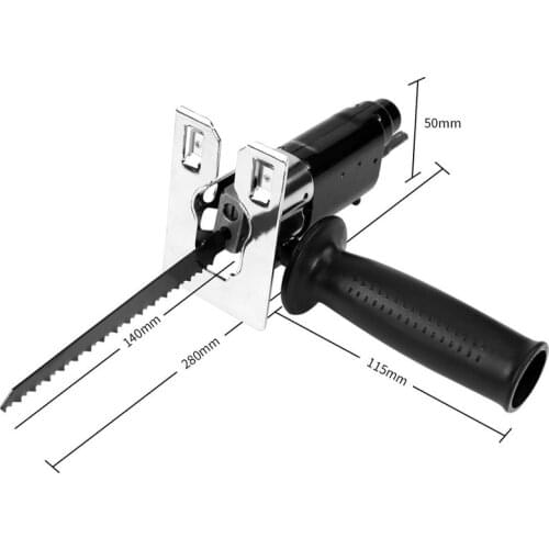 Multifunction Change Electric Drill Into Reciprocating Saw Jig Saw Metal File Cutter Drill Attachment for Wood Metal Cutting