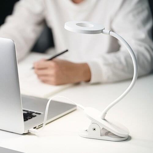 Yeelight 5W LED Desk Lamp USB Charging Clip Type Table Lamp 3 Modes Dimming Desk Light Eye Protection Night Light