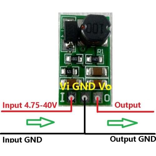 9V 12V 24v 36v to 5v DC Converter Module Step Down Buck Voltage Regulator Board