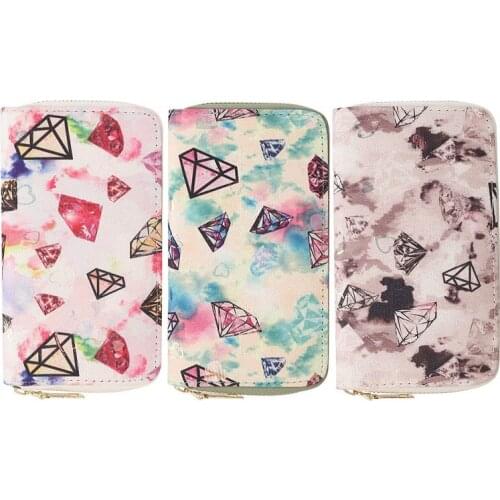 2021 Popular Ladies Long Wallet Soft Leather Large Capacity Phone Bag Girls Coin Purse Cartoon Clutch Zipper Wallet Purse