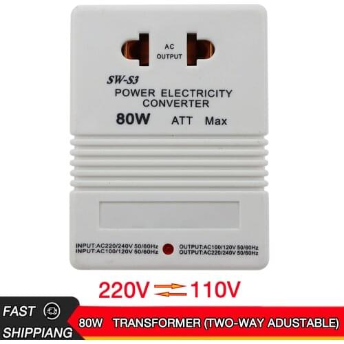 SW-S3 Travel adapter switching transformer, new professional charger converter 220v to 110v dual voltage to 220 converter