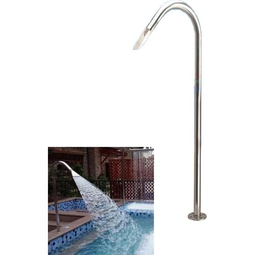 Spa shower bath,pool high pressure fan-shaped massage nozzle,spa accessories,Stainless steel universal duckbill Fountain nozzle