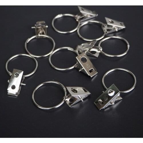 30pcs/ lot Curtain hook clip small clip curtain ring curtain rod quoined buckle socks underwear clips