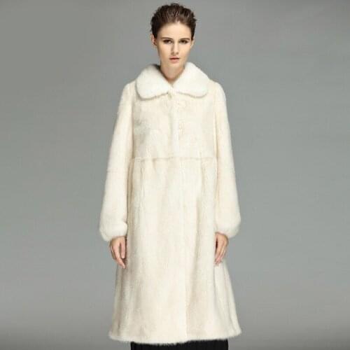 IFUR FREE DHL SHIPPING BRANDS new natural MINK fur long vest real MINK fur gilet high quality women mink fur coat TU144-054