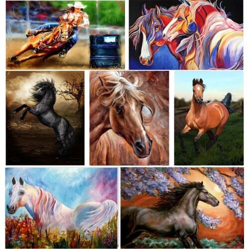 New mosaic Diamond Embroidery animals DIY Diamond Painting horse Full Square Drill Home Decor Picture Of Rhinestone,home decor