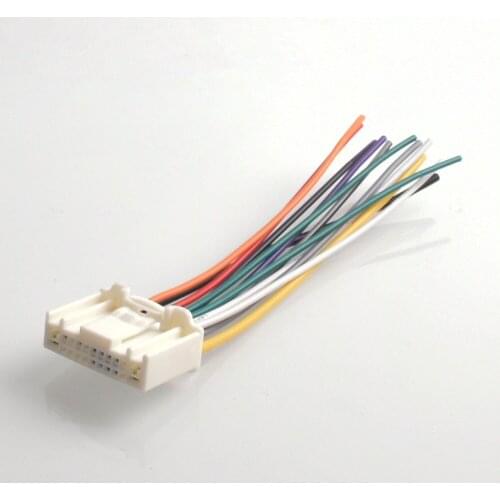 Car Audio Stereo CD Power Wiring Harness male Adapter For Nissan Altima Armada Titan Xterra For Subaru Foreste Impreza