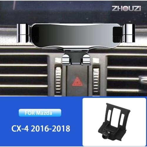 Car Mobile Phone Holder Air Vent GPS Mounts Stand Gravity Navigation Bracket For Mazda CX-4 CX 4 CX4 2016-2018 Car Accessories