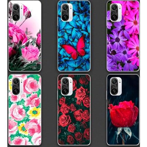 Phone Case for Xiaomi Redmi K40 K30S K20 Pro Plus Silicone Coque Academy Umbrella Cover For Redmi K 40 20 k40 Cartoon bags