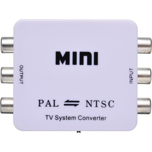 HDMI2AV Video Converter Box PAL to NTSC NTSC to PAL Adapter Converter Mini Bi-directional TV System Switcher