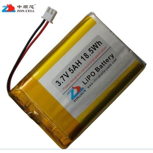 In the 5000mAh 3.7V lithium polymer battery 105085 mobile emergency power supply 547884407688 Rechargeable Li-ion Cell