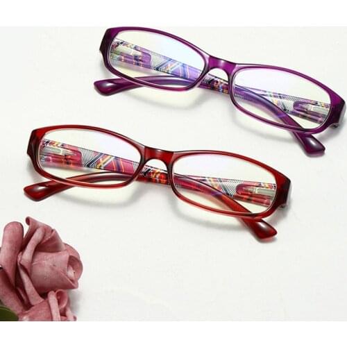 Fashion Anti-blue Light Reading Glasses For Men Women Comfortable Presbyopia Eyeglasses For The Elderly Diopter +1.0 To +4.0