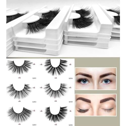 NEW 20pairs 22mm-25mm 3D False Eyelashes Fake Lashes Long Makeup 3D Mink Lashes Eyelash Extension Mink Eyelashes Beauty Makeup
