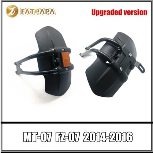 Upgraded version - Motorcycle License plate frame Night light Rear Fender FOR YAMAHA MT 07 MT-07 FZ 07 FZ-07 2014-2016