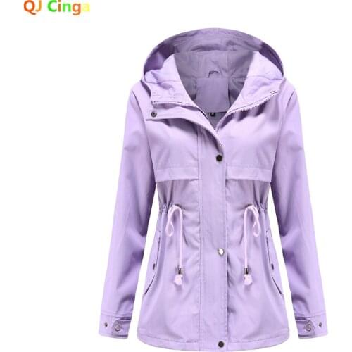 Женские куртки с капюшоном Qj cinga China At AliExpress