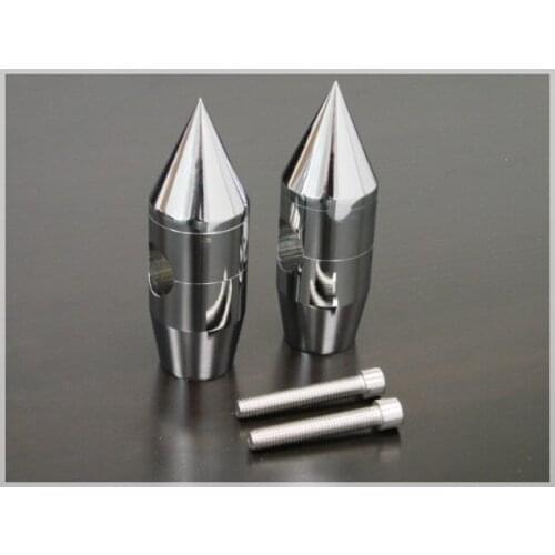 Freeshipping 5" Chrome Spike Handlebar Riser For Yamaha V-Star Road Royal Star Warrior XV XVS