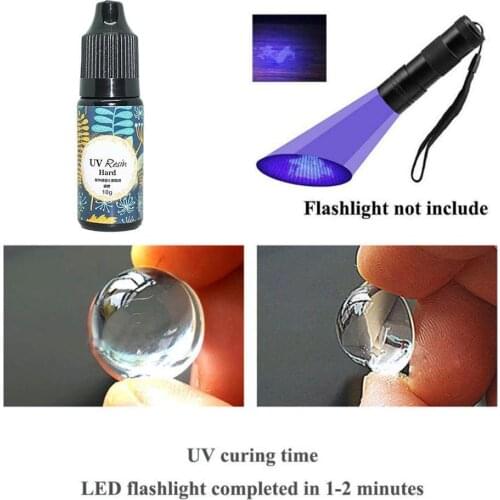 Fishing Fly Bait Tie Hook Tool Quick Drying Glue Fly Tying Resin Flow Uv Hard Glue Finish Lure Type Clear Uv DIY Glue